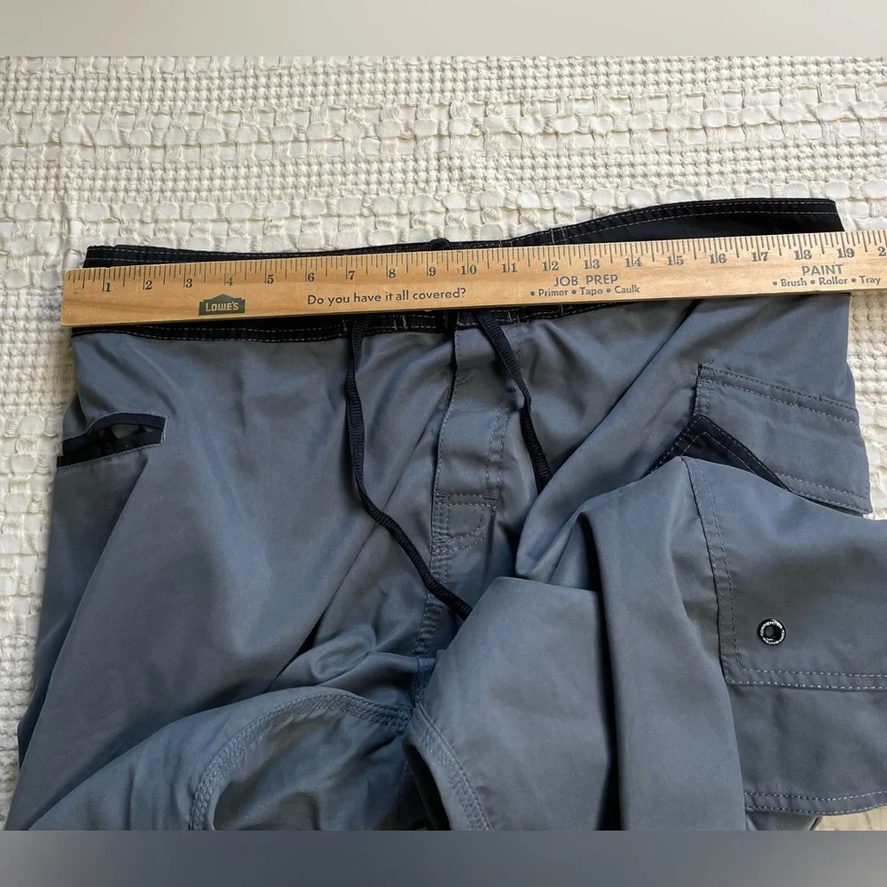 Mens Tormenter Board Shorts Gray Black 38